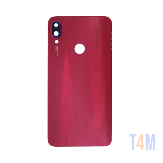 Tampa Traseira+Lente da Câmera Xiaomi Redmi Note 7 Vermelho